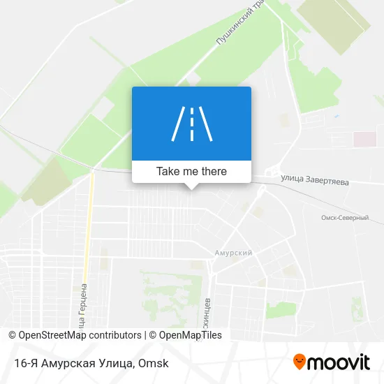 16-Я Амурская Улица map