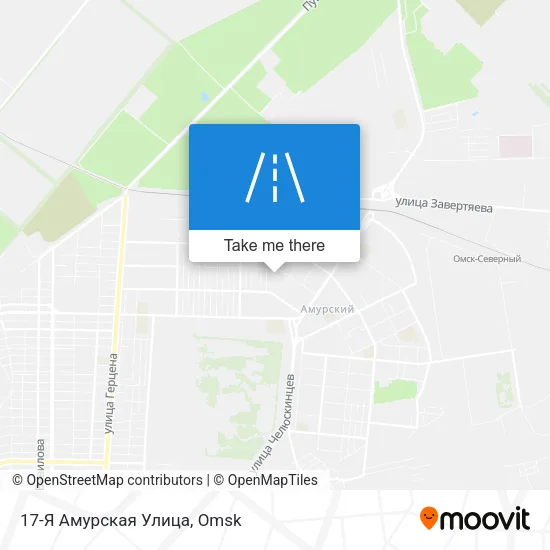17-Я Амурская Улица map