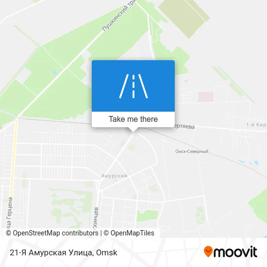 21-Я Амурская Улица map
