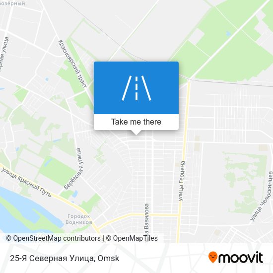 25-Я Северная Улица map