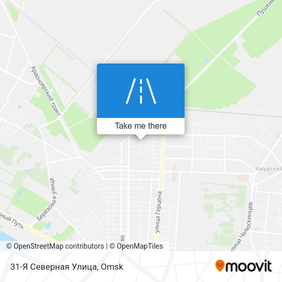 31-Я Северная Улица map