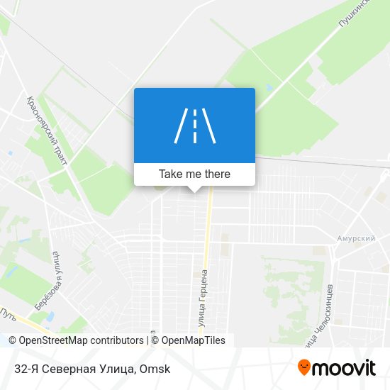 32-Я Северная Улица map