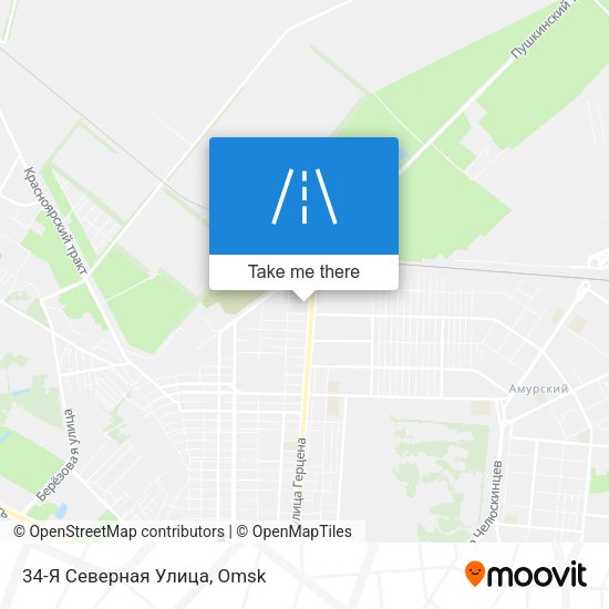 34-Я Северная Улица map