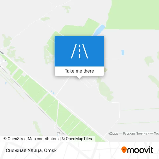 Снежная Улица map