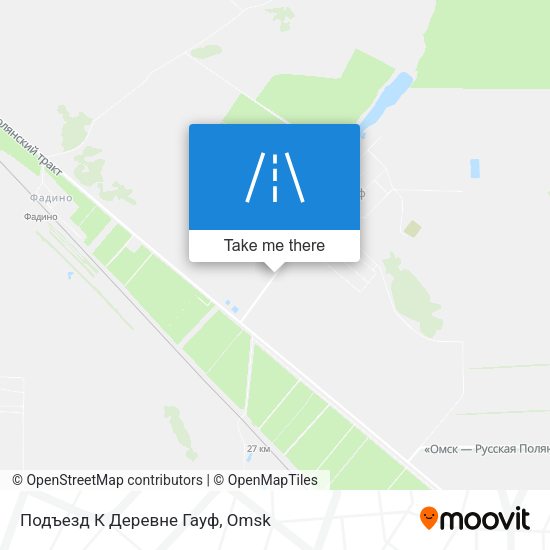 Подъезд К Деревне Гауф map