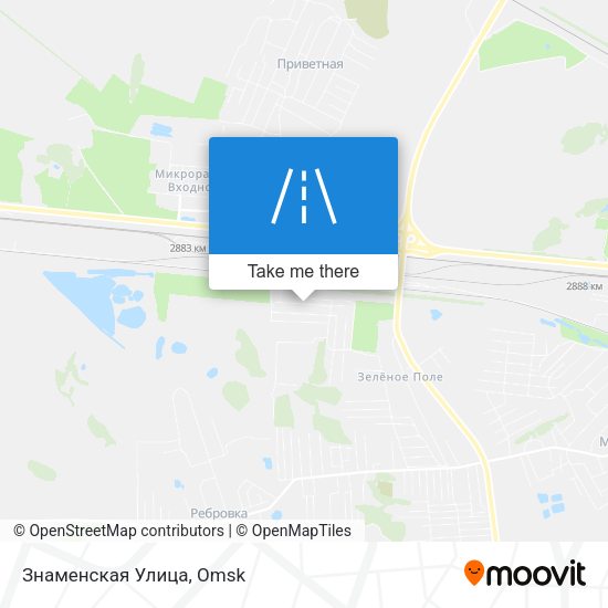 Знаменская Улица map