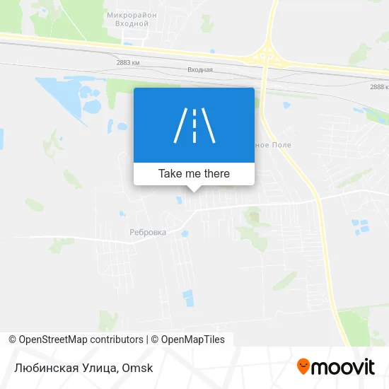 Любинская Улица map