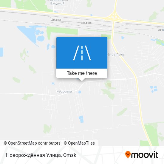 Новорождённая Улица map