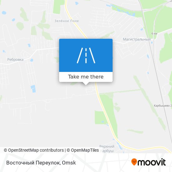 Восточный Переулок map