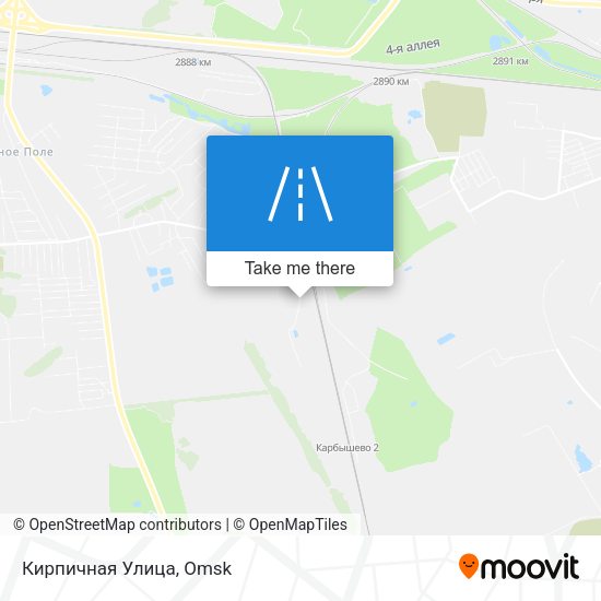 Кирпичная Улица map