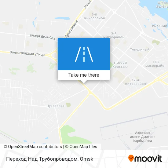 Переход Над Трубопроводом map