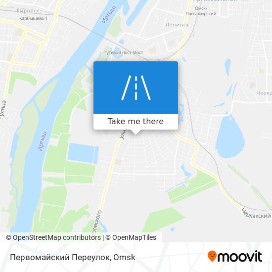 Первомайский Переулок map