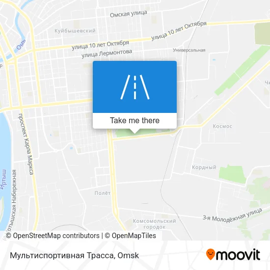 Мультиспортивная Трасса map