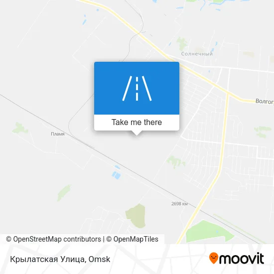 Крылатская Улица map