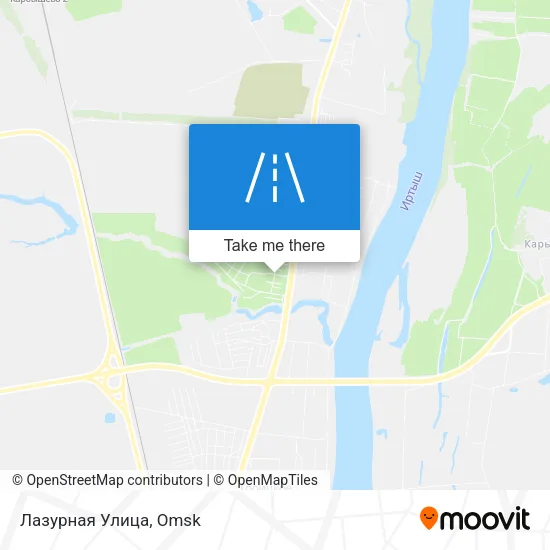 Лазурная Улица map