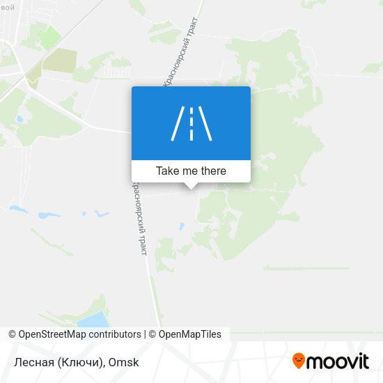 Лесная (Ключи) map