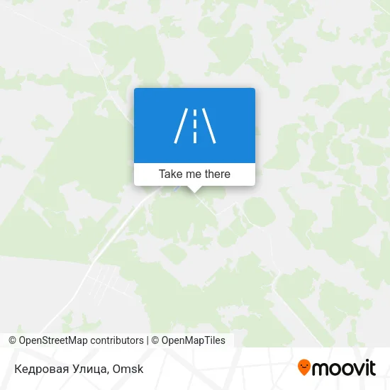 Кедровая Улица map
