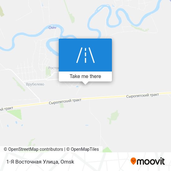 1-Я Восточная Улица map