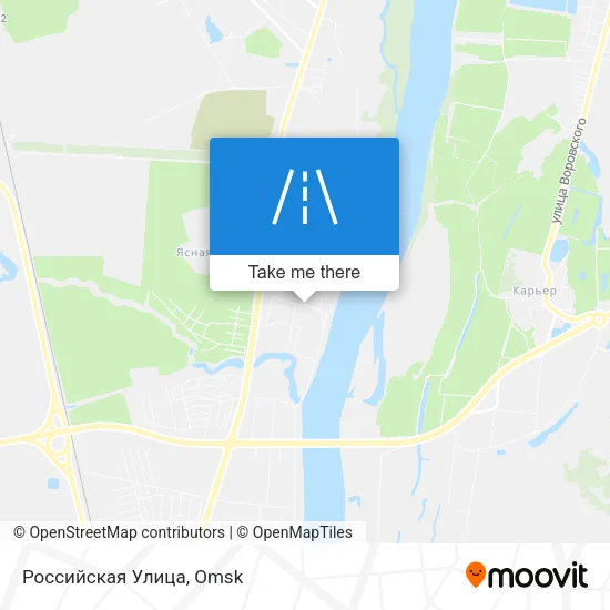 Российская Улица map