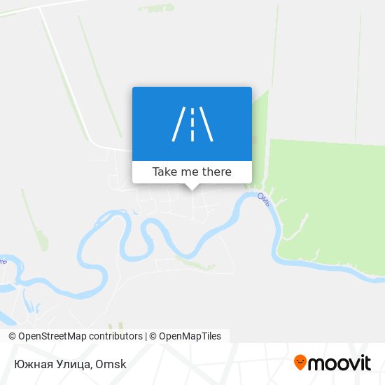 Южная Улица map