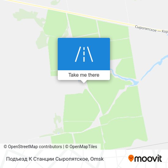 Подъезд К Станции Сыропятское map