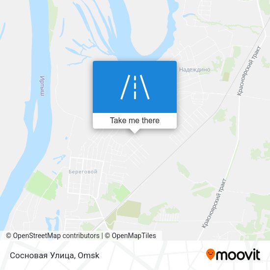 Сосновая Улица map
