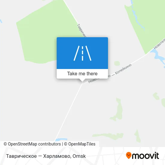 Таврическое — Харламово map