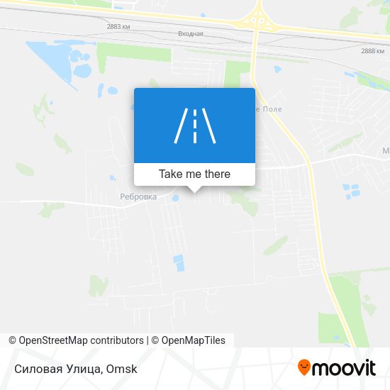 Силовая Улица map