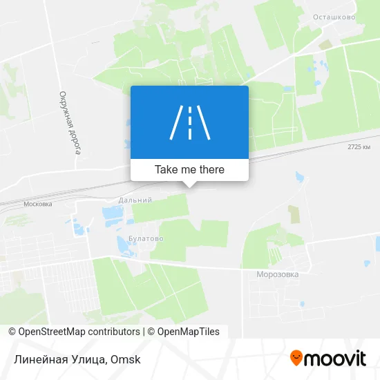 Линейная Улица map