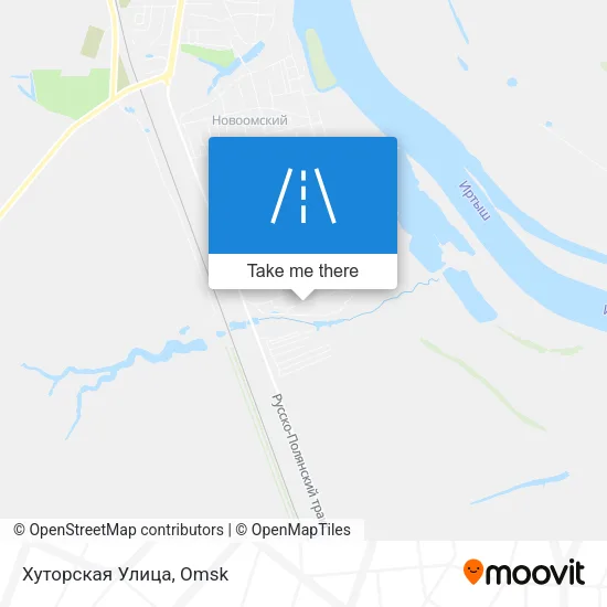 Хуторская Улица map