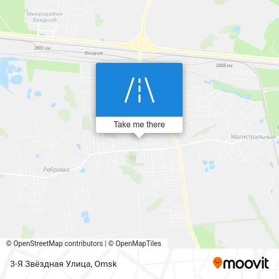 3-Я Звёздная Улица map