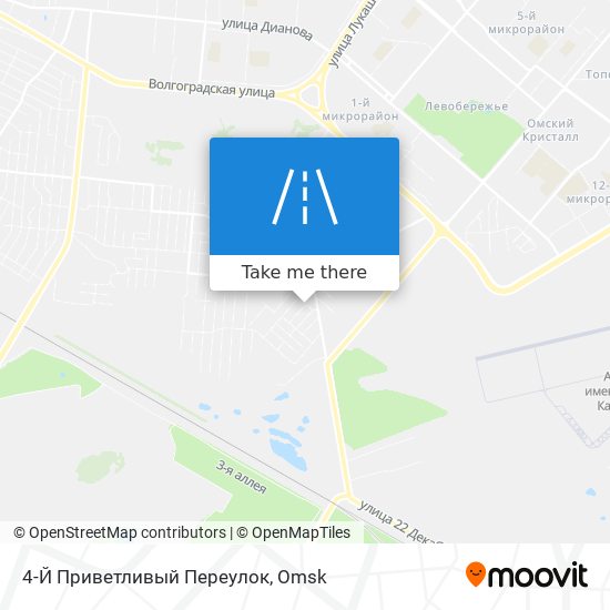 4-Й Приветливый Переулок map