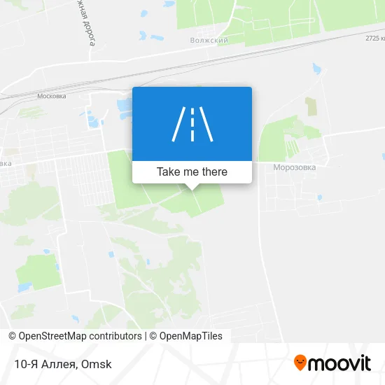 10-Я Аллея map