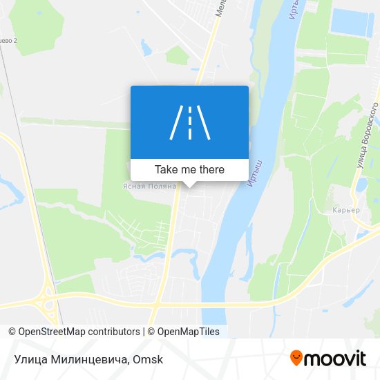 Улица Милинцевича map
