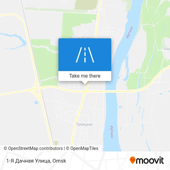 1-Я Дачная Улица map