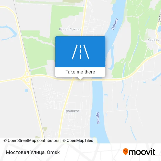 Мостовая Улица map