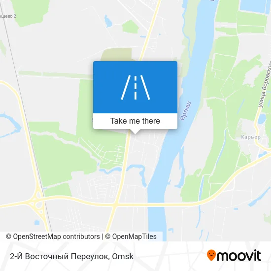 2-Й Восточный Переулок map