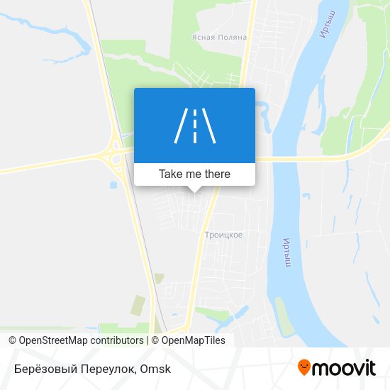 Берёзовый Переулок map