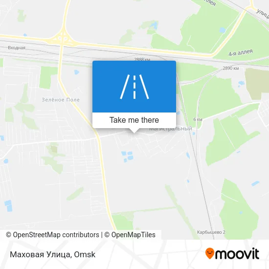 Маховая Улица map