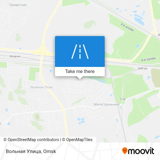 Вольная Улица map