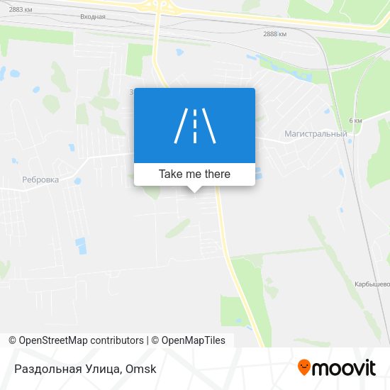 Раздольная Улица map