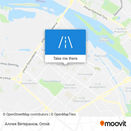 Аллея Ветеранов map