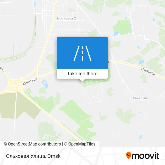 Ольховая Улица map