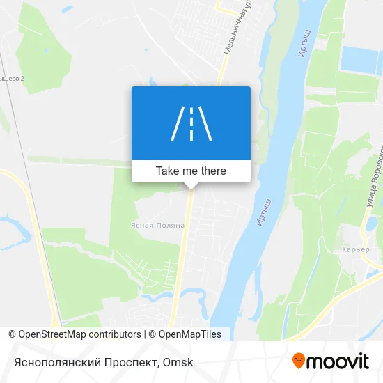 Яснополянский Проспект map