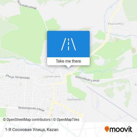 1-Я Сосновая Улица map