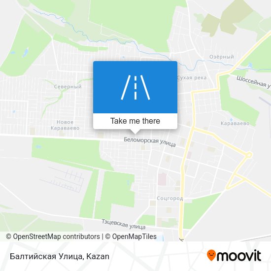 Балтийская Улица map
