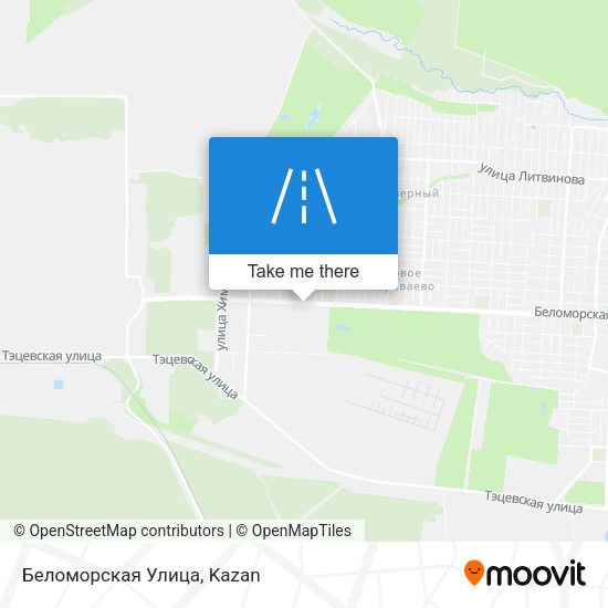 Беломорская Улица map
