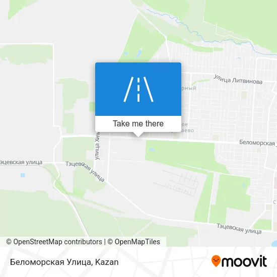 Беломорская Улица map