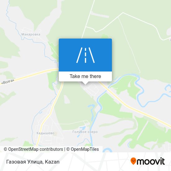 Газовая Улица map