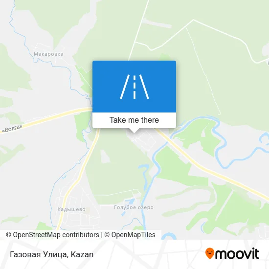 Газовая Улица map